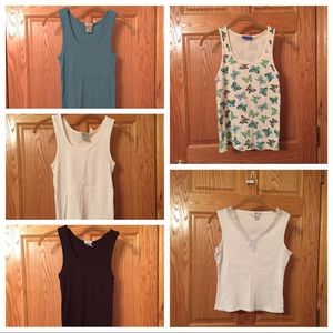 5 tank-top bundle set size Medium
